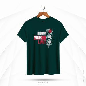 KNOW YOUR LIMIT V2 - BOTTLE GREEN