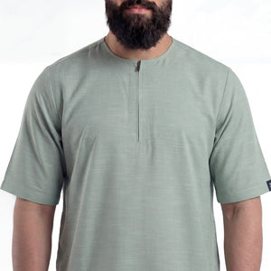 MENS PREMIUM HALF SLEEVE THOBE - OUBD