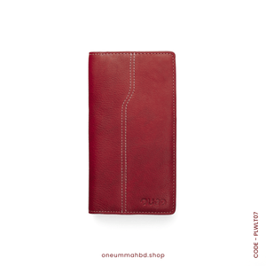 GENUINE LEATHER LONG WALLET STYLE-03 CHOCOLATE - OUBD