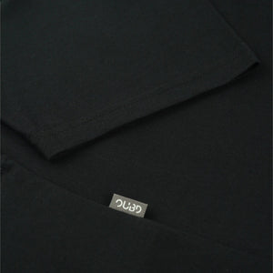 MENS SOLID PREMIUM T-SHIRT BLACK - OUBD