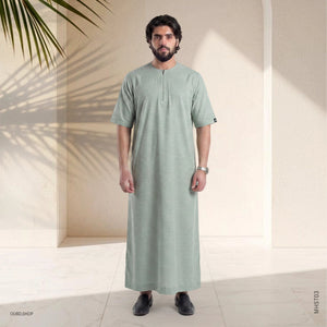 MENS PREMIUM HALF SLEEVE THOBE - OUBD