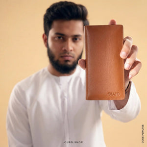 GENUINE LEATHER LONG WALLET STYLE-04 CAMEL -