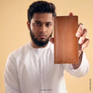 GENUINE LEATHER LONG WALLET STYLE-03 CAMEL -