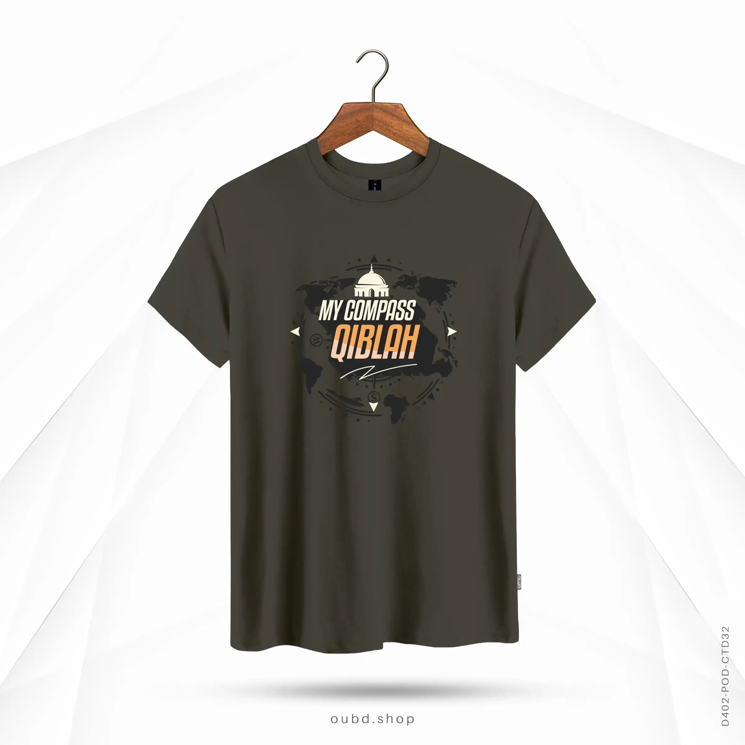 MY COMPASS QIBLAH - DARK OLIVE