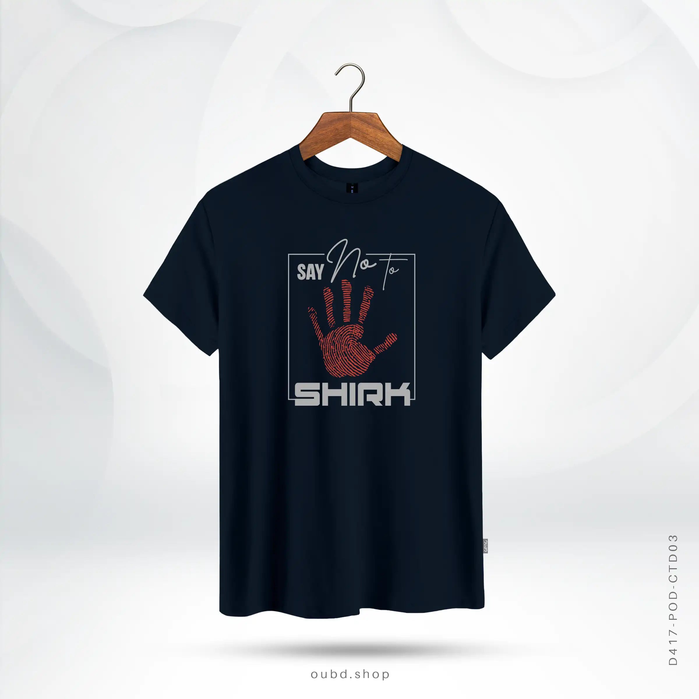 SAY NO TO SHIRK - DARK NAVY