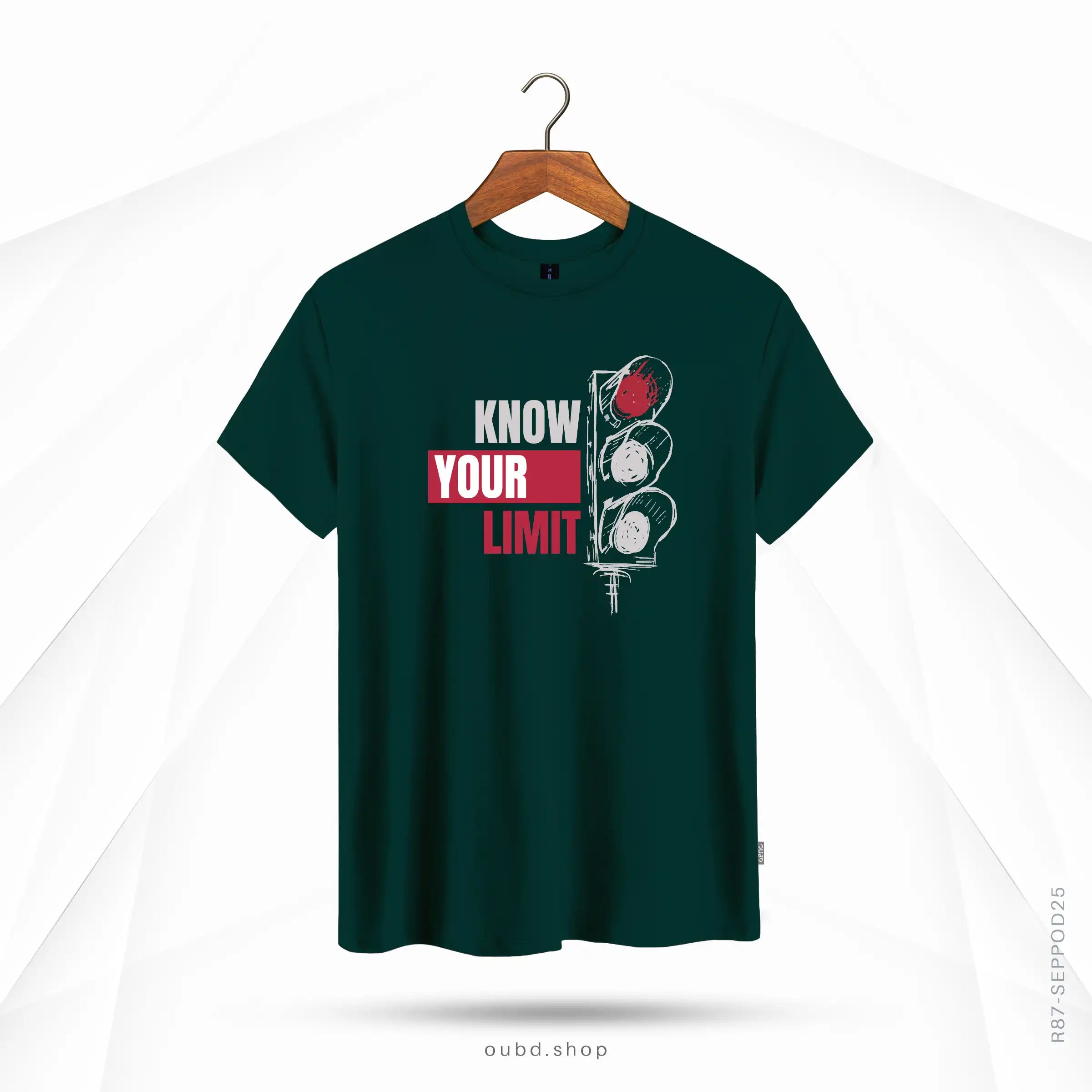 KNOW YOUR LIMIT V2 - BOTTLE GREEN