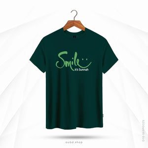 SMILE ITS SUNNAH - BOTTLE GREEN