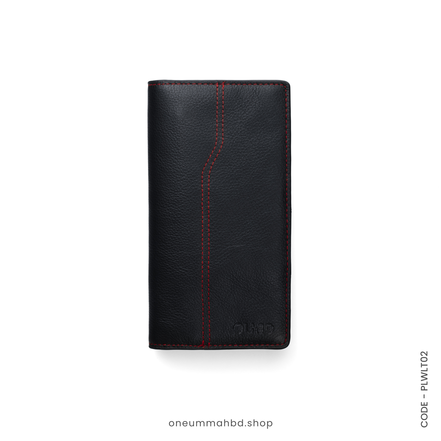 GENUINE LEATHER LONG WALLET STYLE-02 BLACK