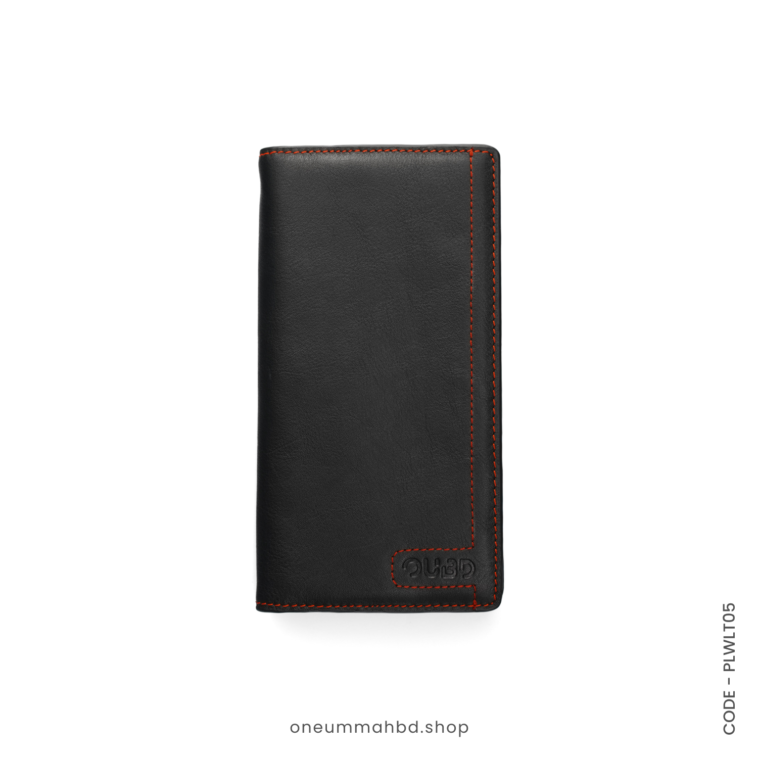 GENUINE LEATHER LONG WALLET STYLE-03 BLACK