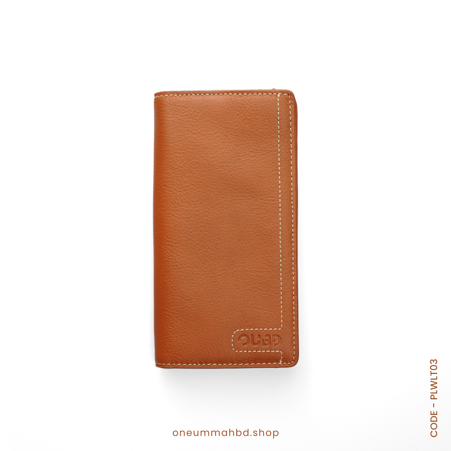 GENUINE LEATHER LONG WALLET STYLE-02 CAMEL