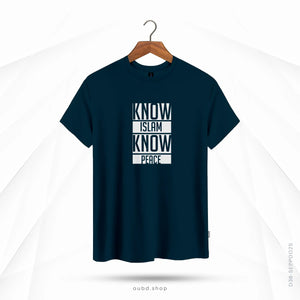 KNOW ISLAM KNOW PEACE - TURKISH BLUE