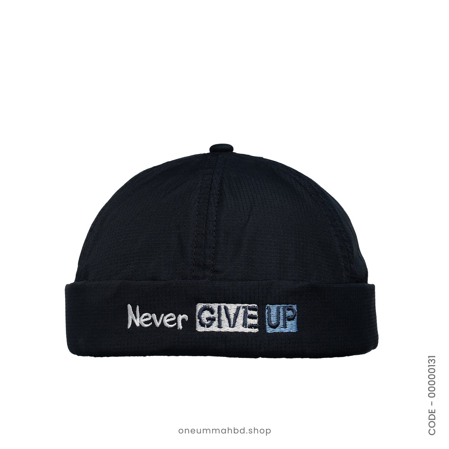 DOCKER CAP - NEVER GIVE UP
