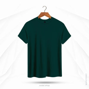 MENS SOLID PREMIUM T-SHIRT - BOTTLE GREEN