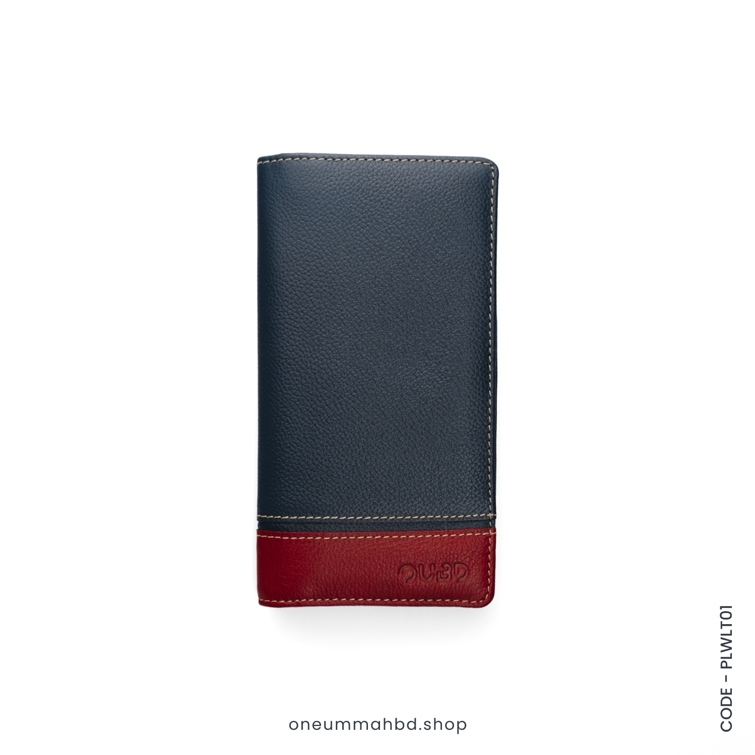 GENUINE LEATHER LONG WALLET STYLE-01 NAVY
