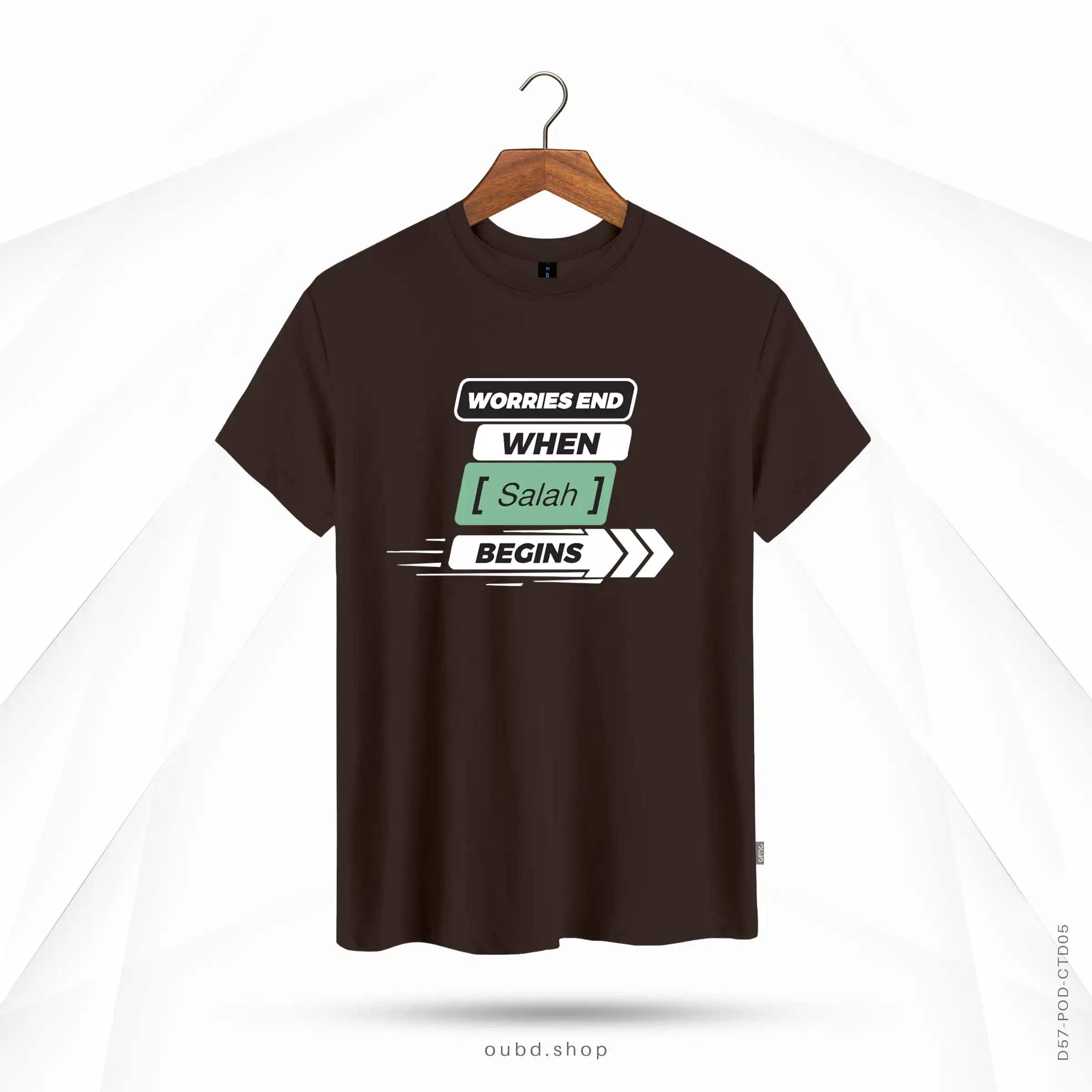 WORRIES END WHEN SALAH BEGINS - CHOCOLATE