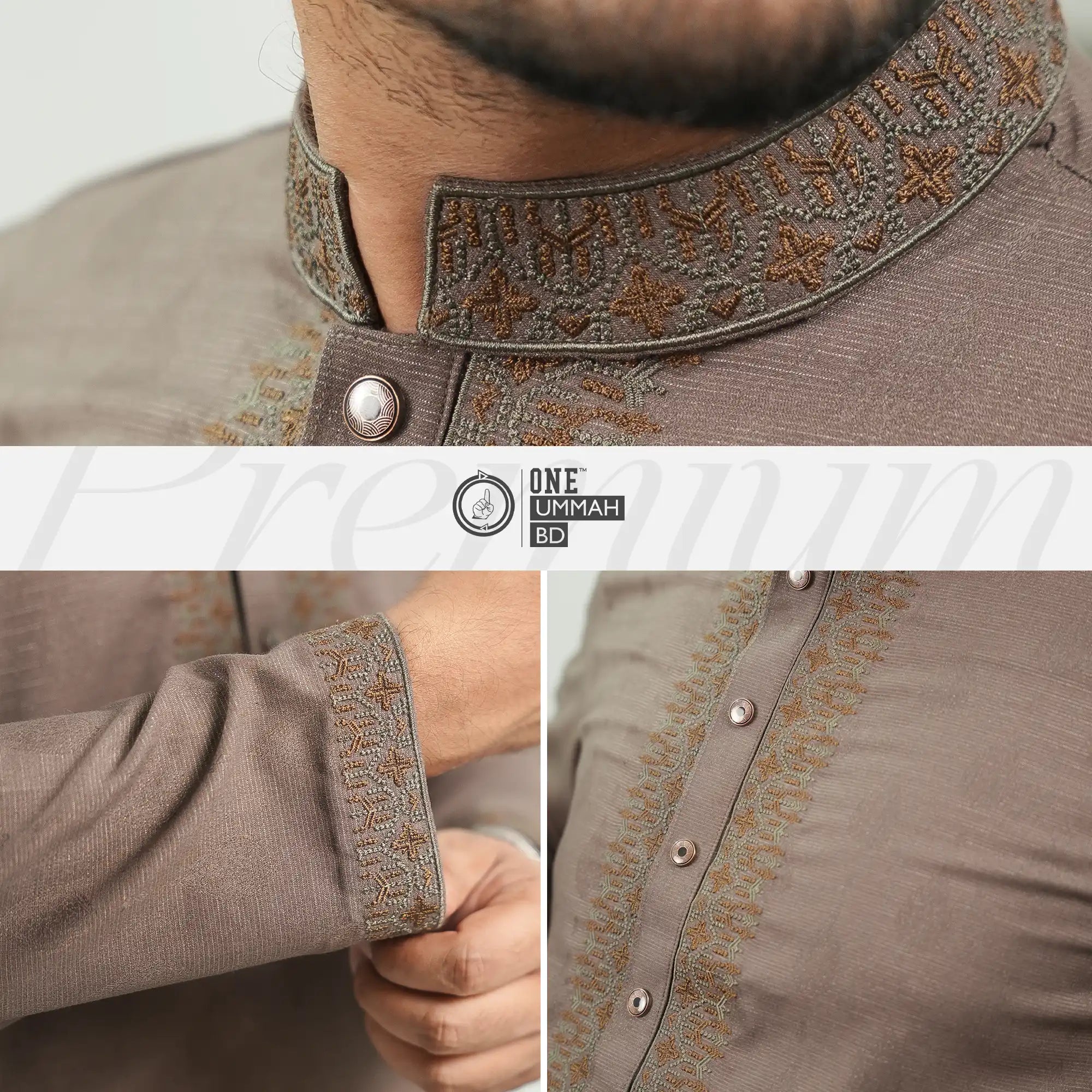 MENS PLATINUM PANJABI