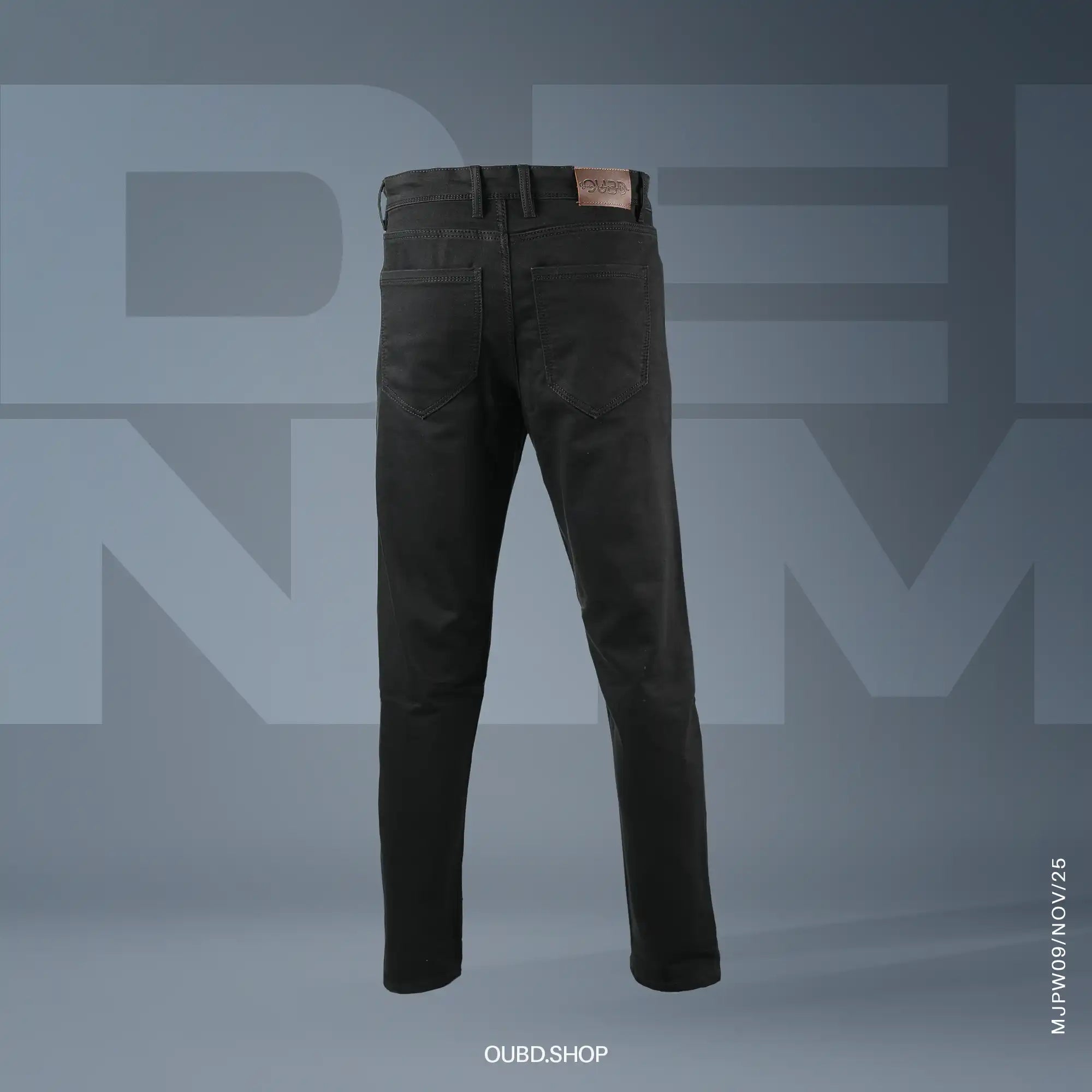 MENS DENIM PANT-BLACK
