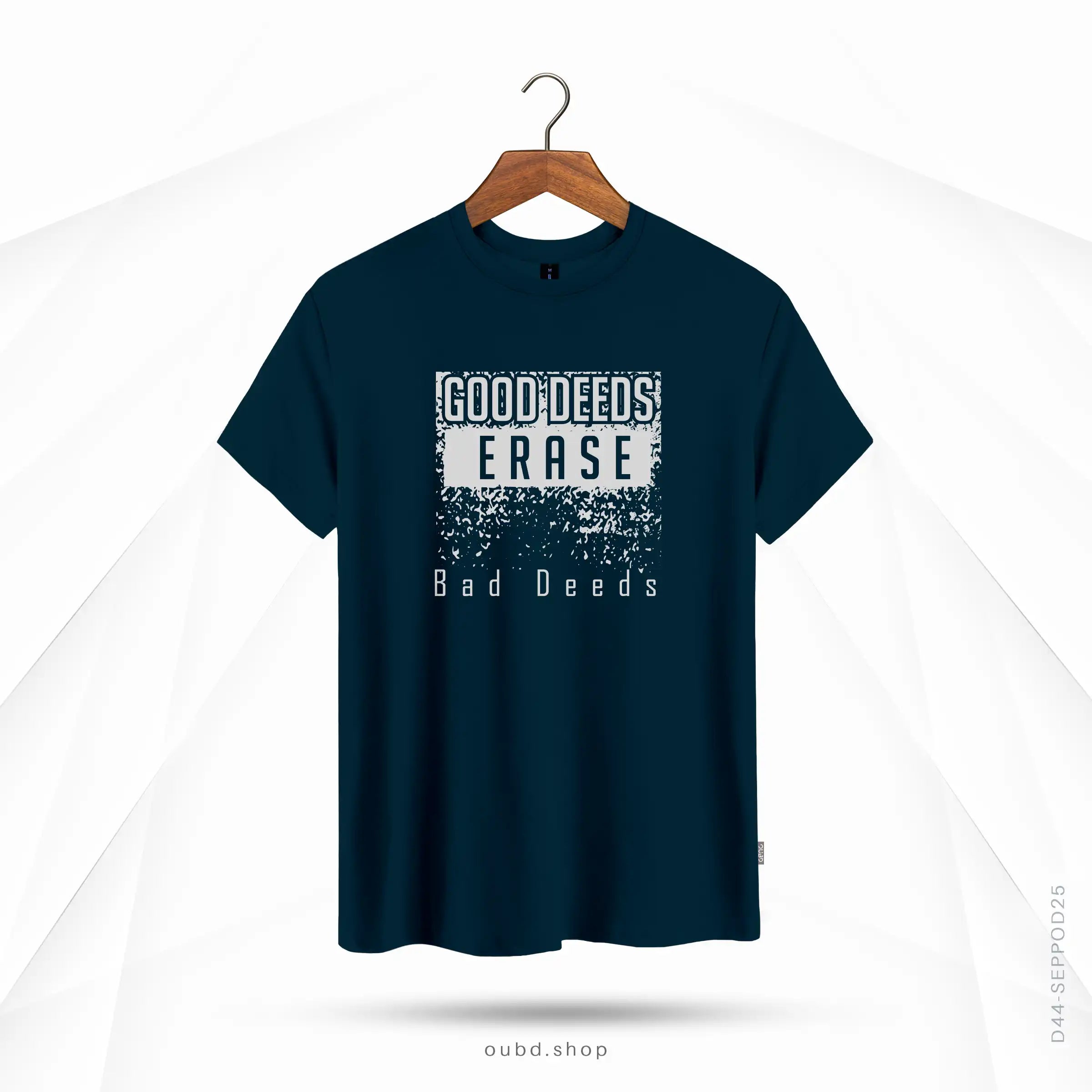 GOOD DEEDS ERASE BAD DEEDS - TURKISH BLUE
