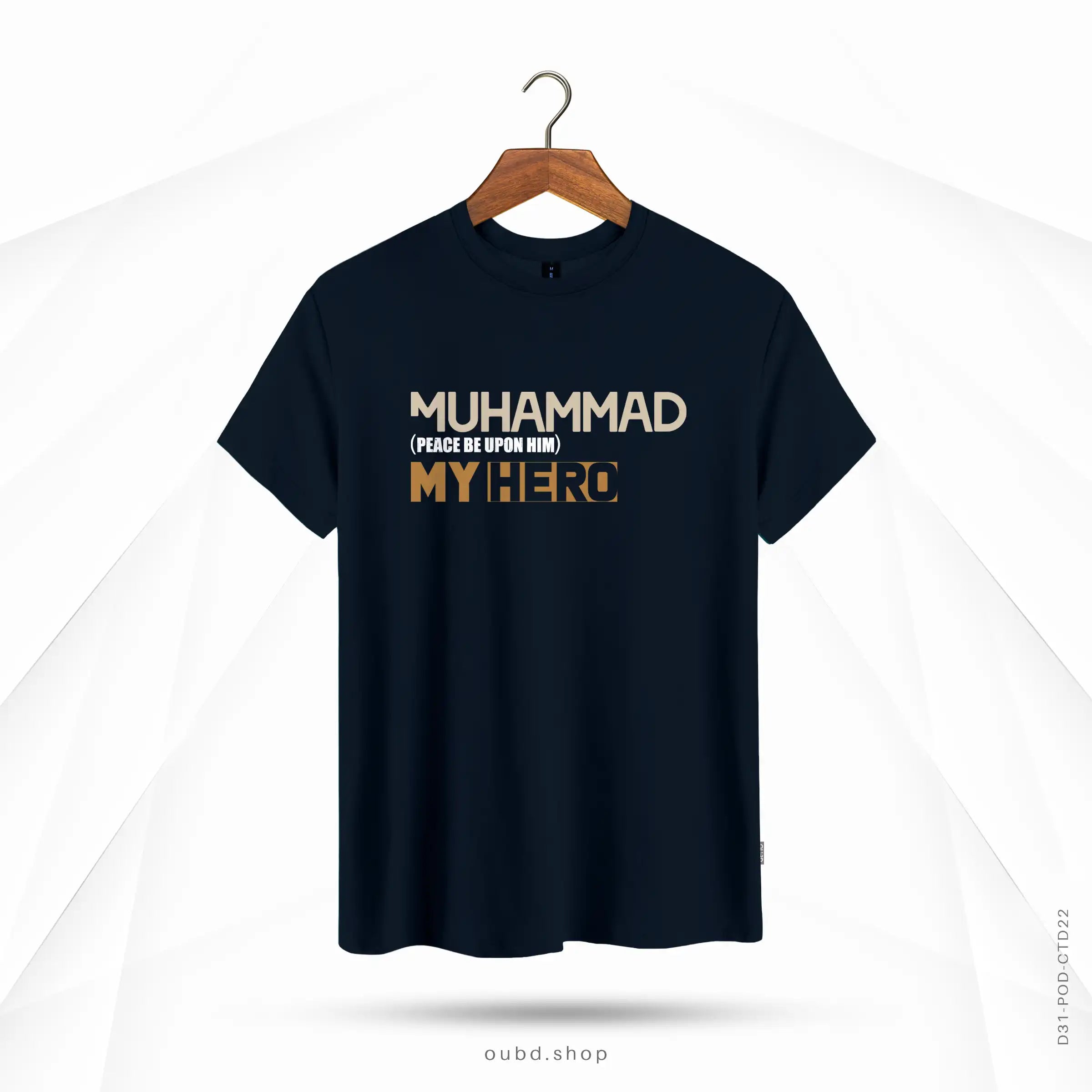 MUHAMMAD (PBUH) MY HERO - DARK NAVY