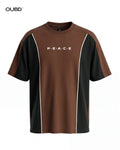 MENS HEAVYWEIGHT DROP SHOULDER T-SHIRT - PEACE
