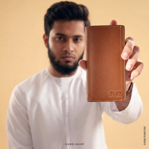 GENUINE LEATHER LONG WALLET STYLE-02 CAMEL -