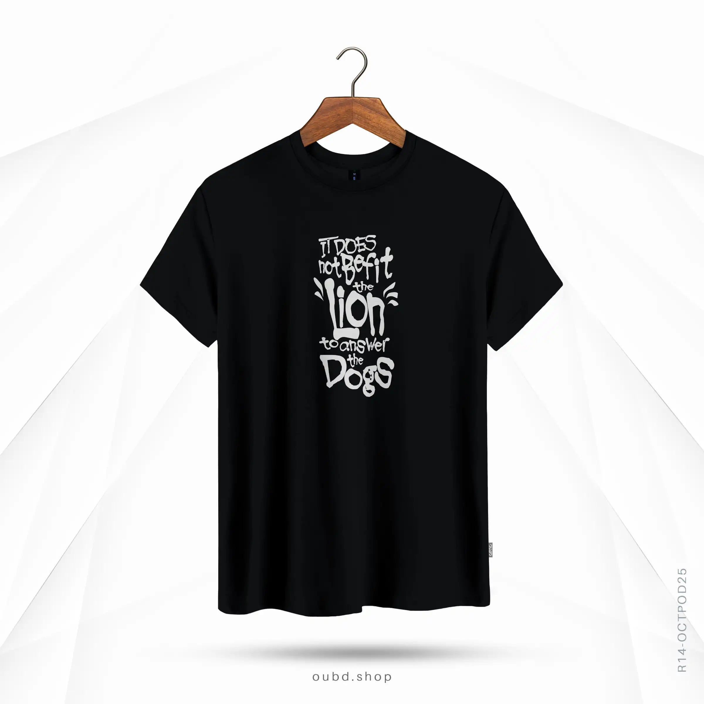 IT DOES NOT BEFIT - BLACK