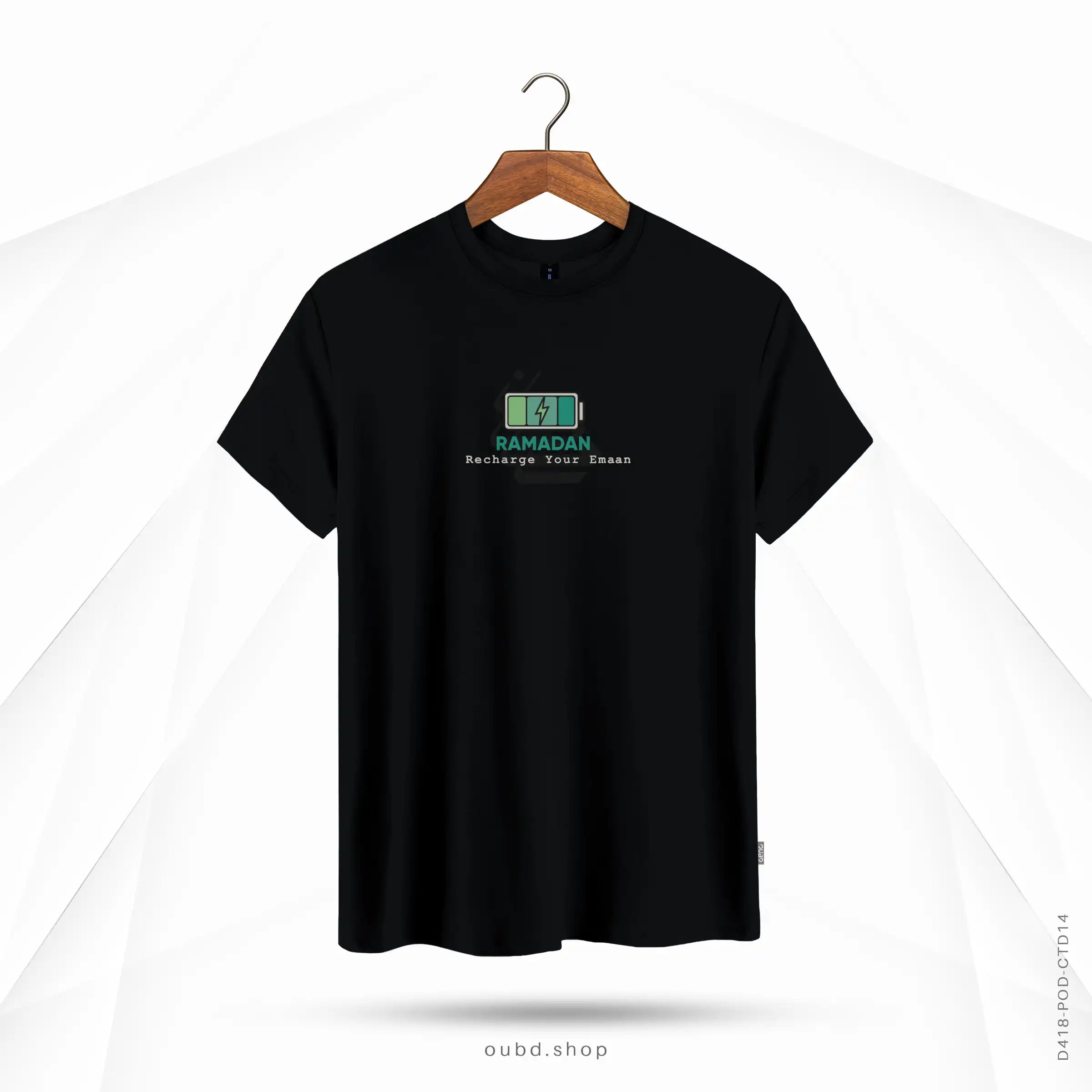 RAMADAN RECHARGE YOUR EMAAN V2 - BLACK