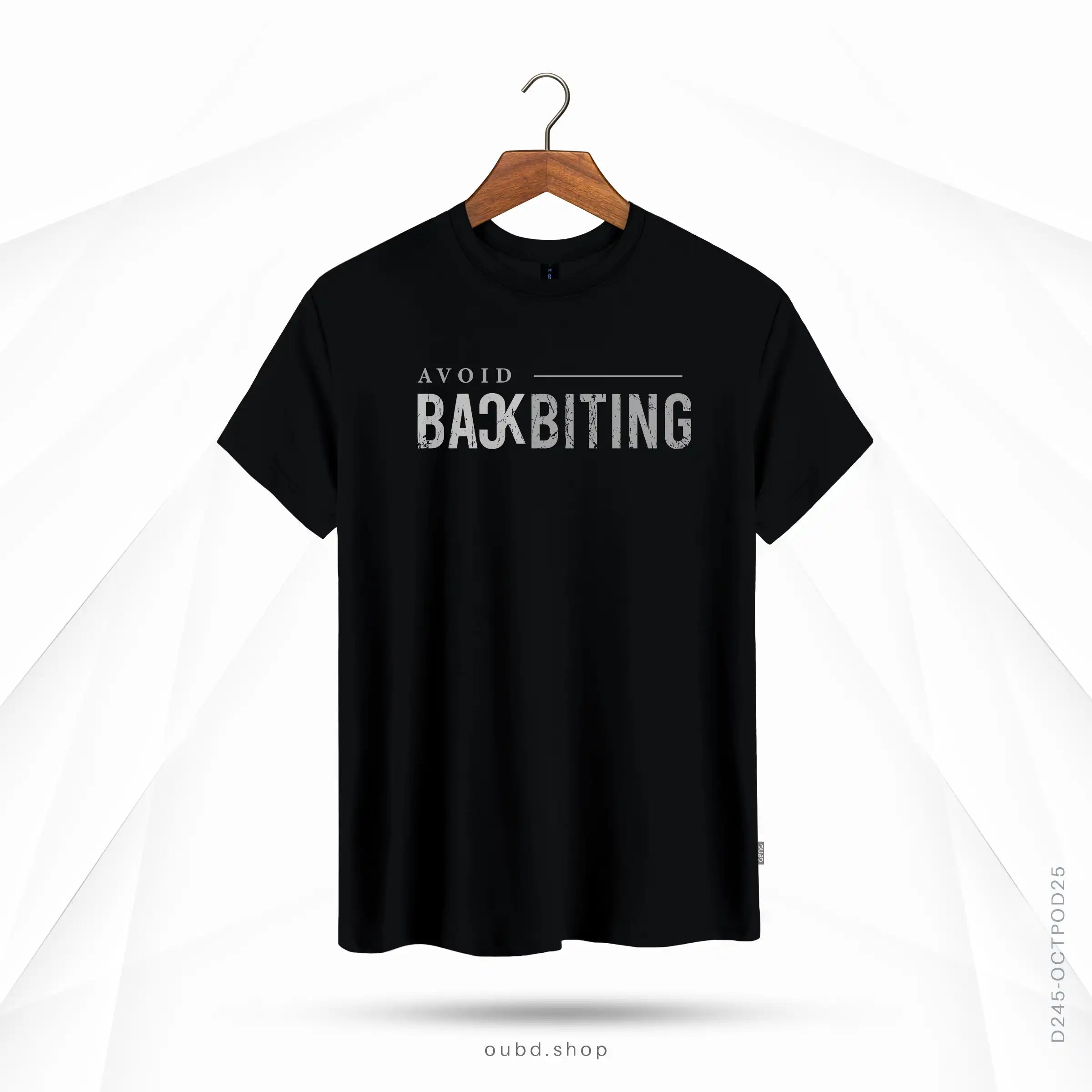 AVOID BACKBITING - BLACK