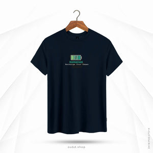 RAMADAN RECHARGE YOUR EMAAN V2 - DARK NAVY