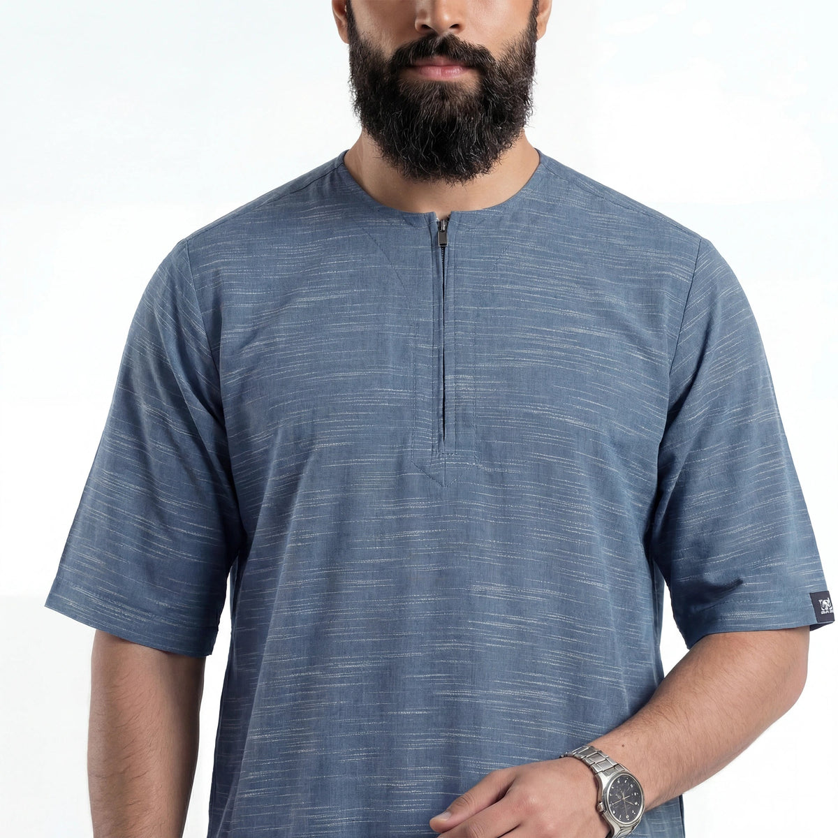 MENS PREMIUM HALF SLEEVE THOBE - OUBD