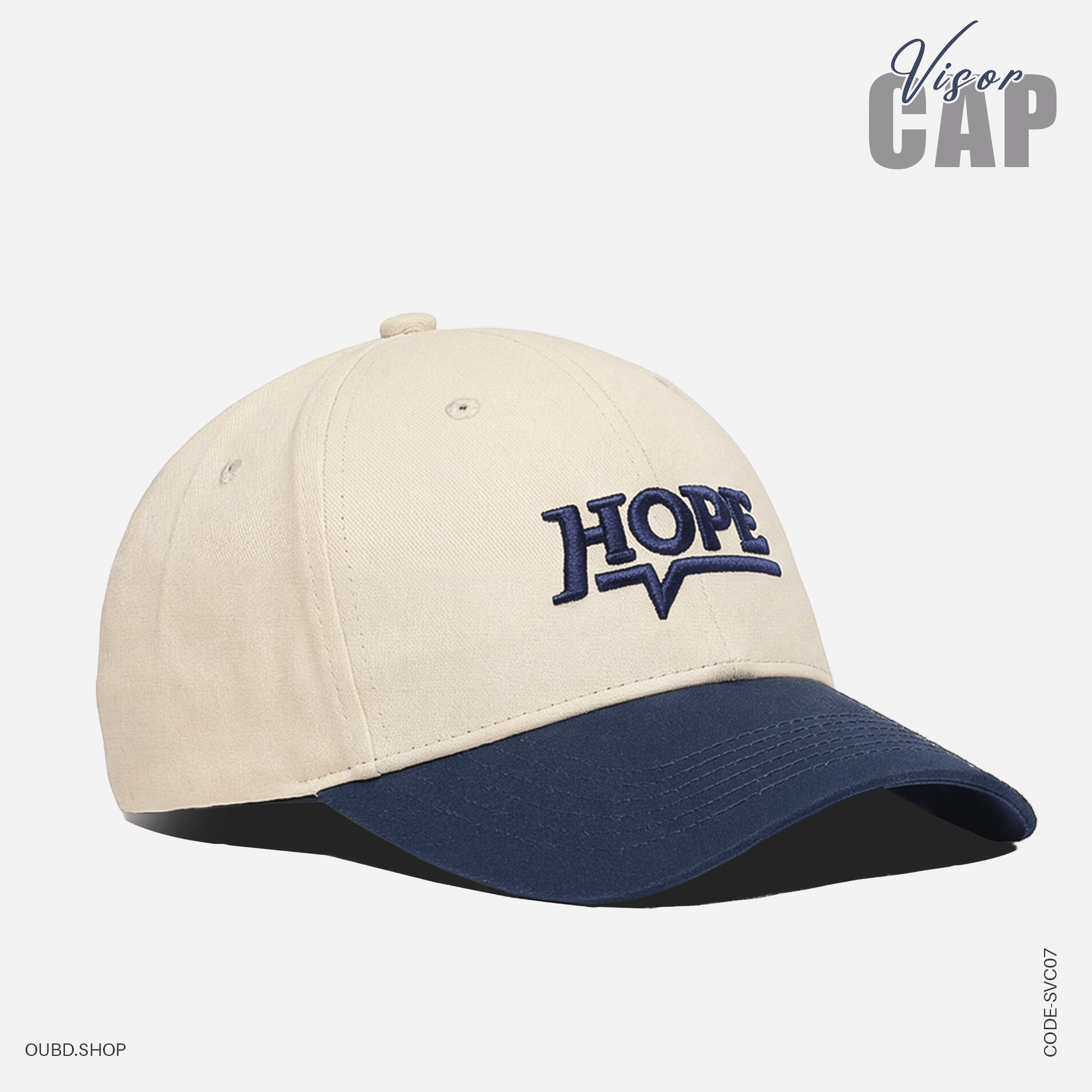 SPECIAL TWILL VISOR CAP - HOPE - OUBD