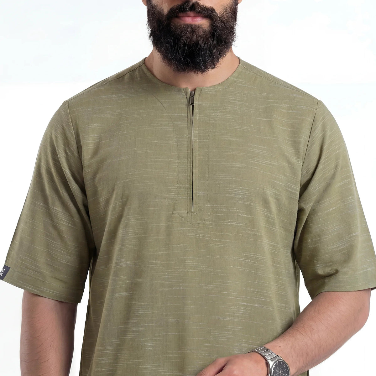 MENS PREMIUM HALF SLEEVE THOBE - OUBD