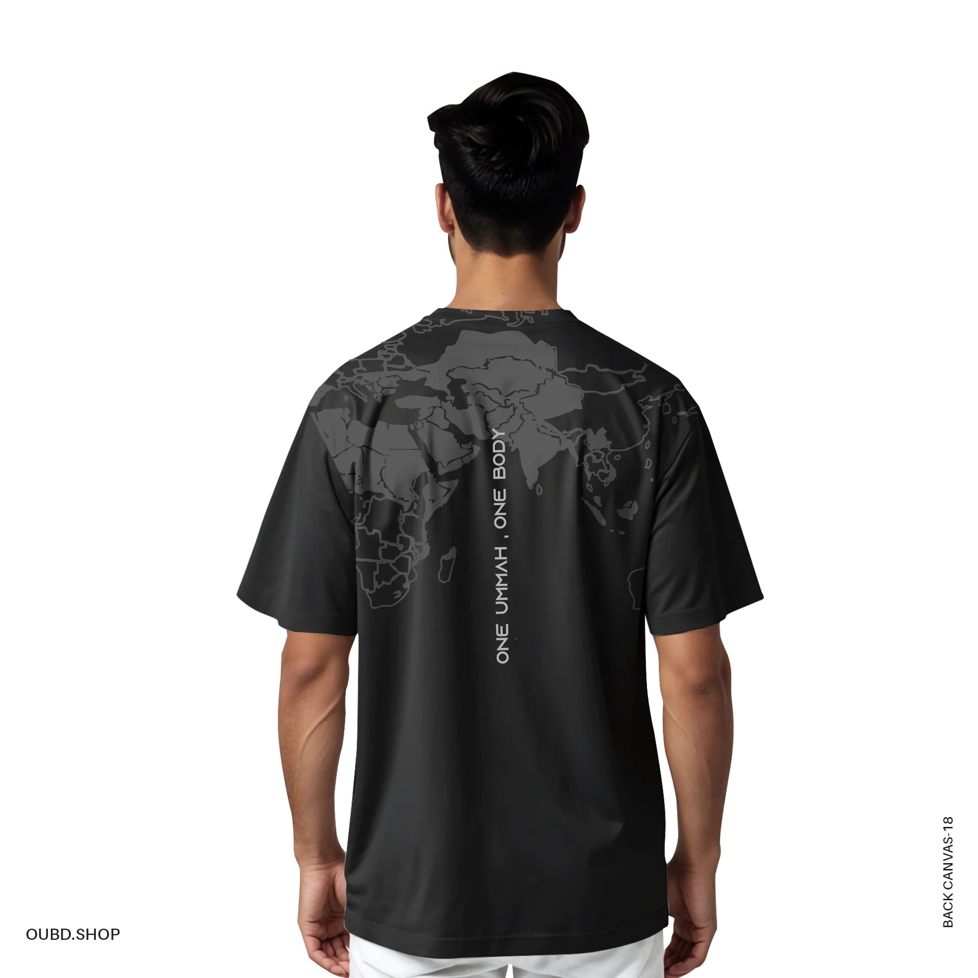 DROP SHOULDER BACK CANVAS - KHILAFA - OUBD