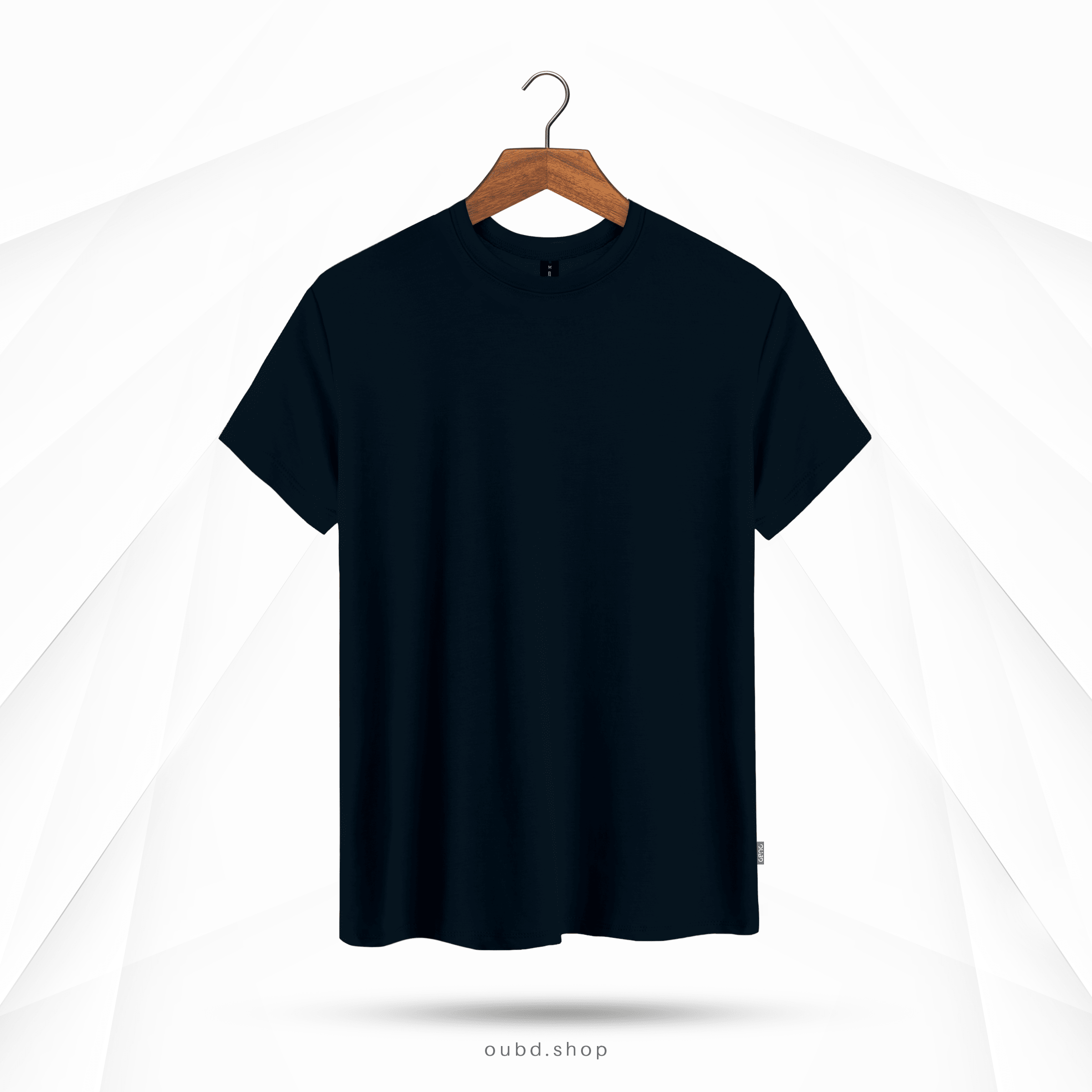 MENS SOLID PREMIUM T-SHIRT NAVY - OUBD
