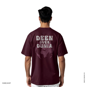 DROP SHOULDER BACK CANVAS-DEEN OVER DUNIA V2 - OUBD