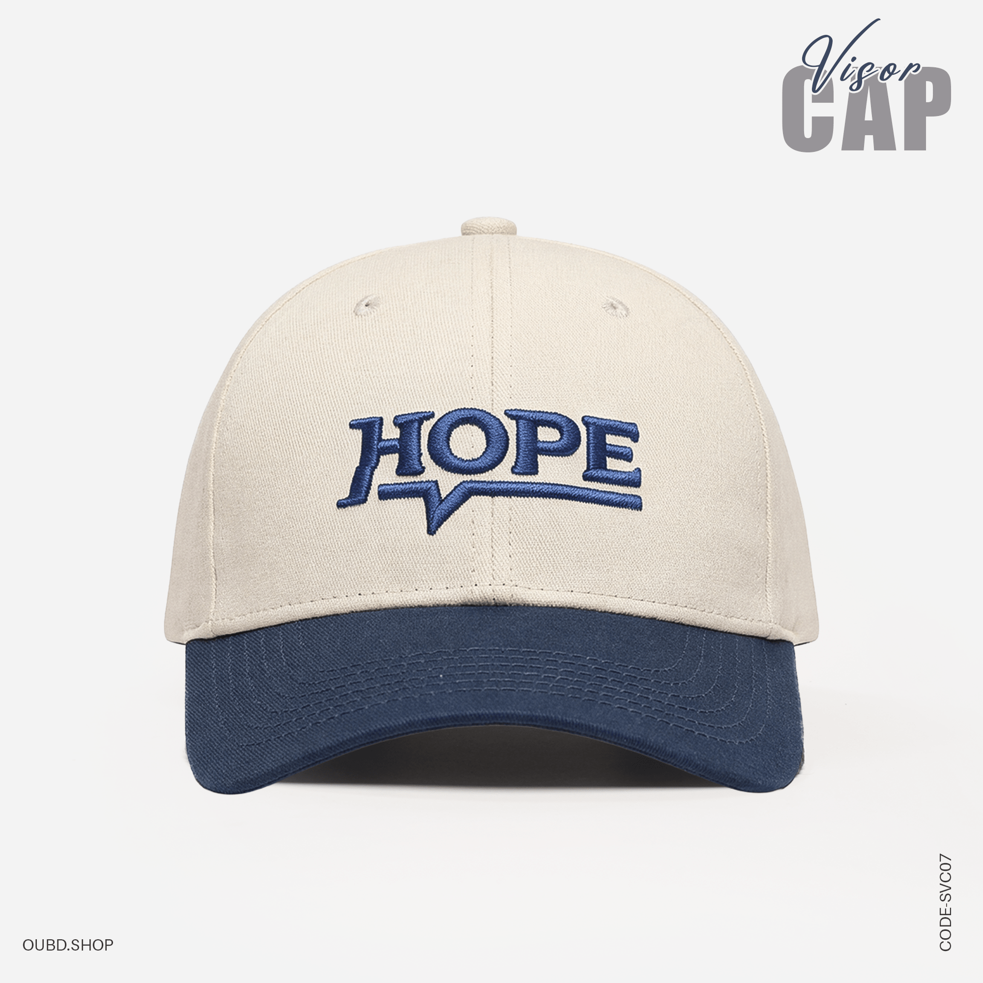 SPECIAL TWILL VISOR CAP - HOPE - OUBD