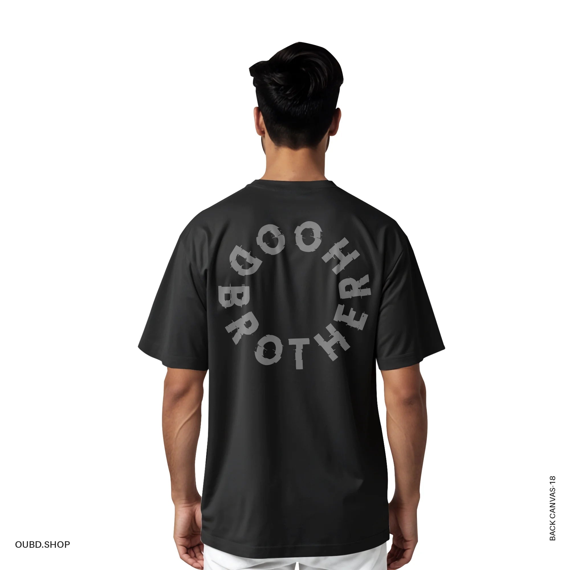 DROP SHOULDER BACK CANVAS-BROTHERHOOD - OUBD
