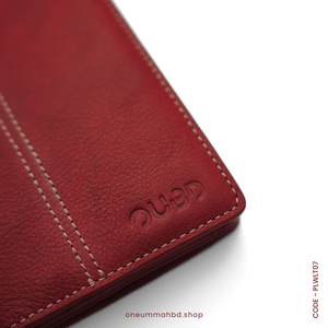 GENUINE LEATHER LONG WALLET STYLE-03 CHOCOLATE - OUBD