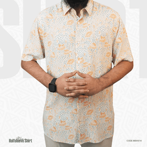 MENS CLASSIC HALF SLEEVE SHIRT - OUBD