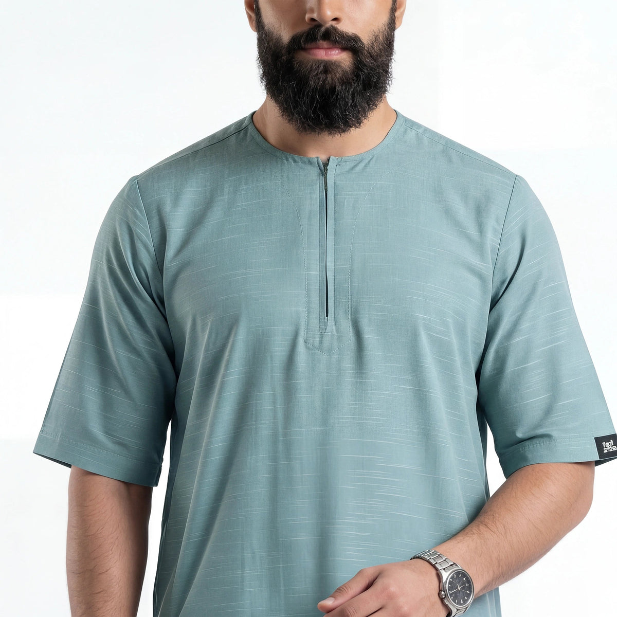 MENS PREMIUM HALF SLEEVE THOBE - OUBD