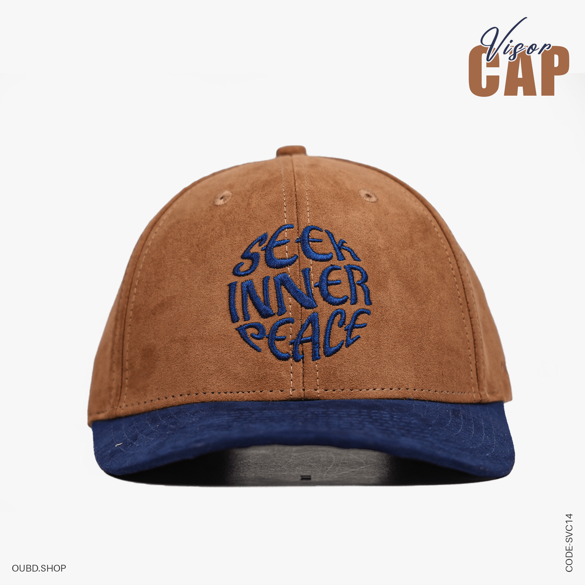 SPECIAL SUEDE VISOR CAP SEEK INNER PEACE - OUBD