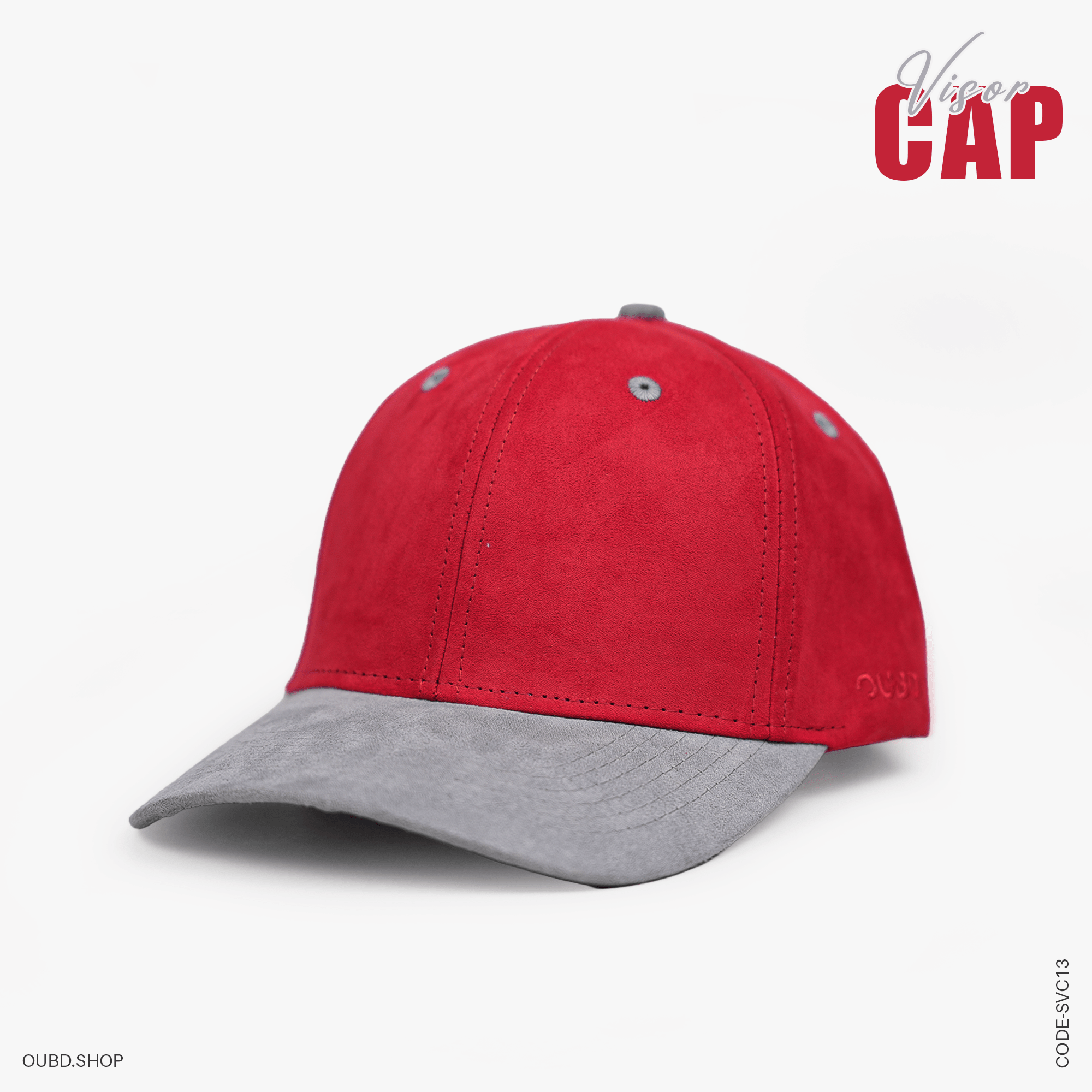 SPECIAL SUEDE VISOR CAP SOLID - OUBD