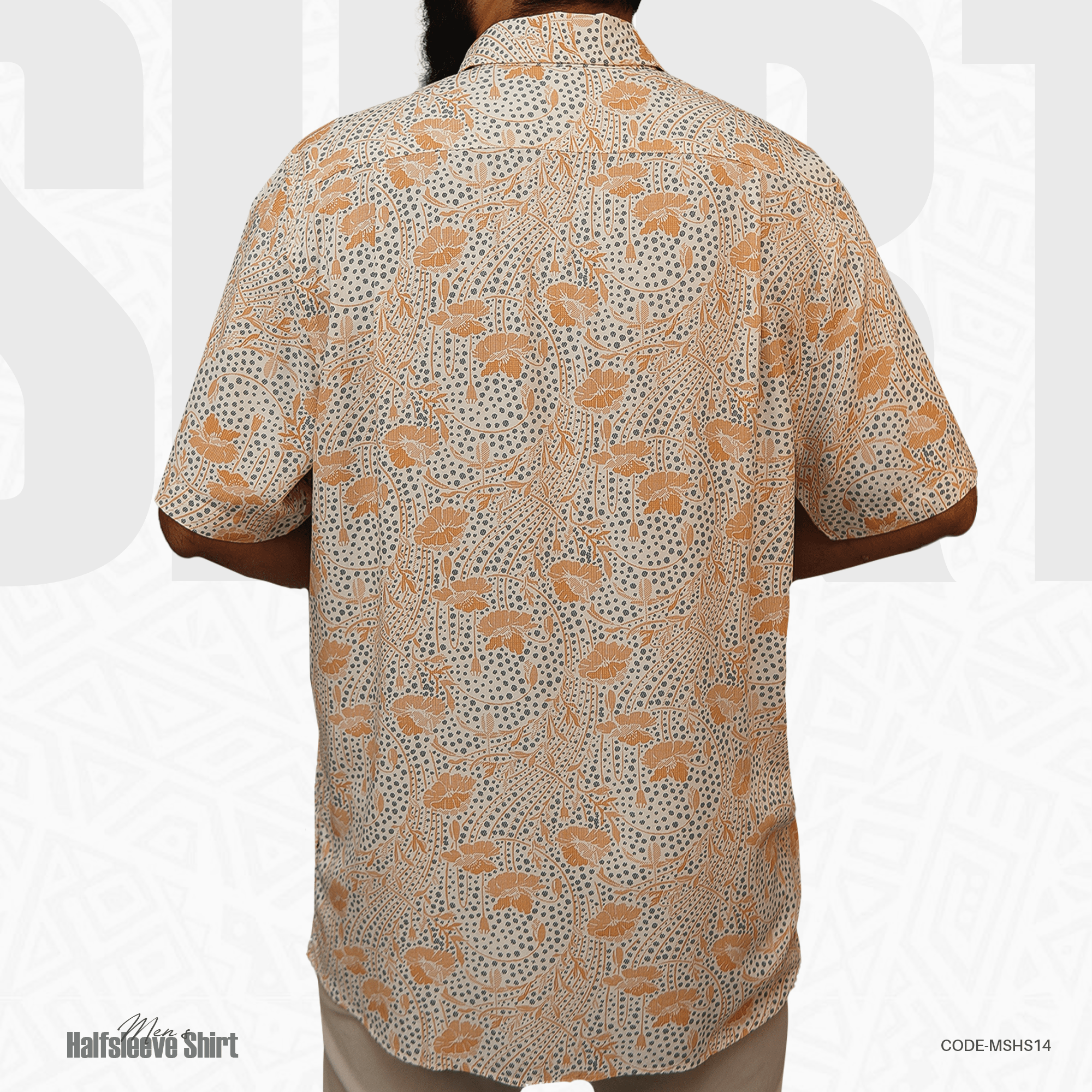MENS CLASSIC HALF SLEEVE SHIRT - OUBD