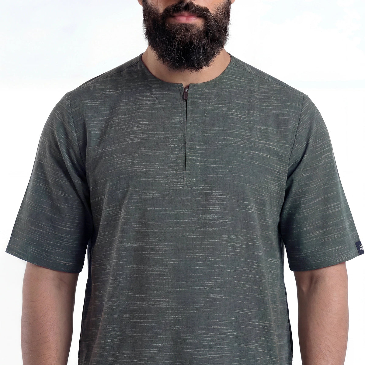 MENS PREMIUM HALF SLEEVE THOBE - OUBD