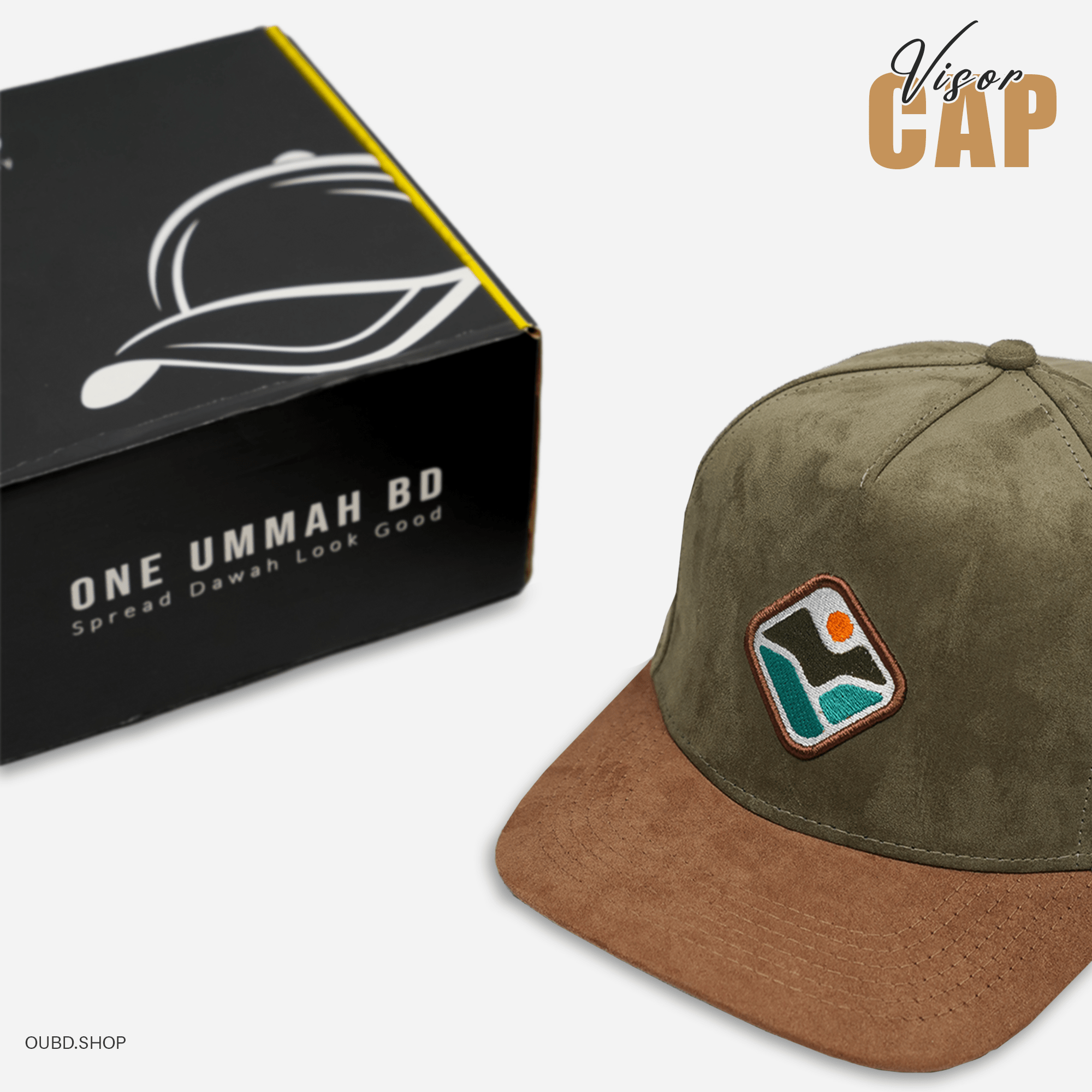 SPECIAL SUEDE VISOR CAP - MUSAFIR - OUBD