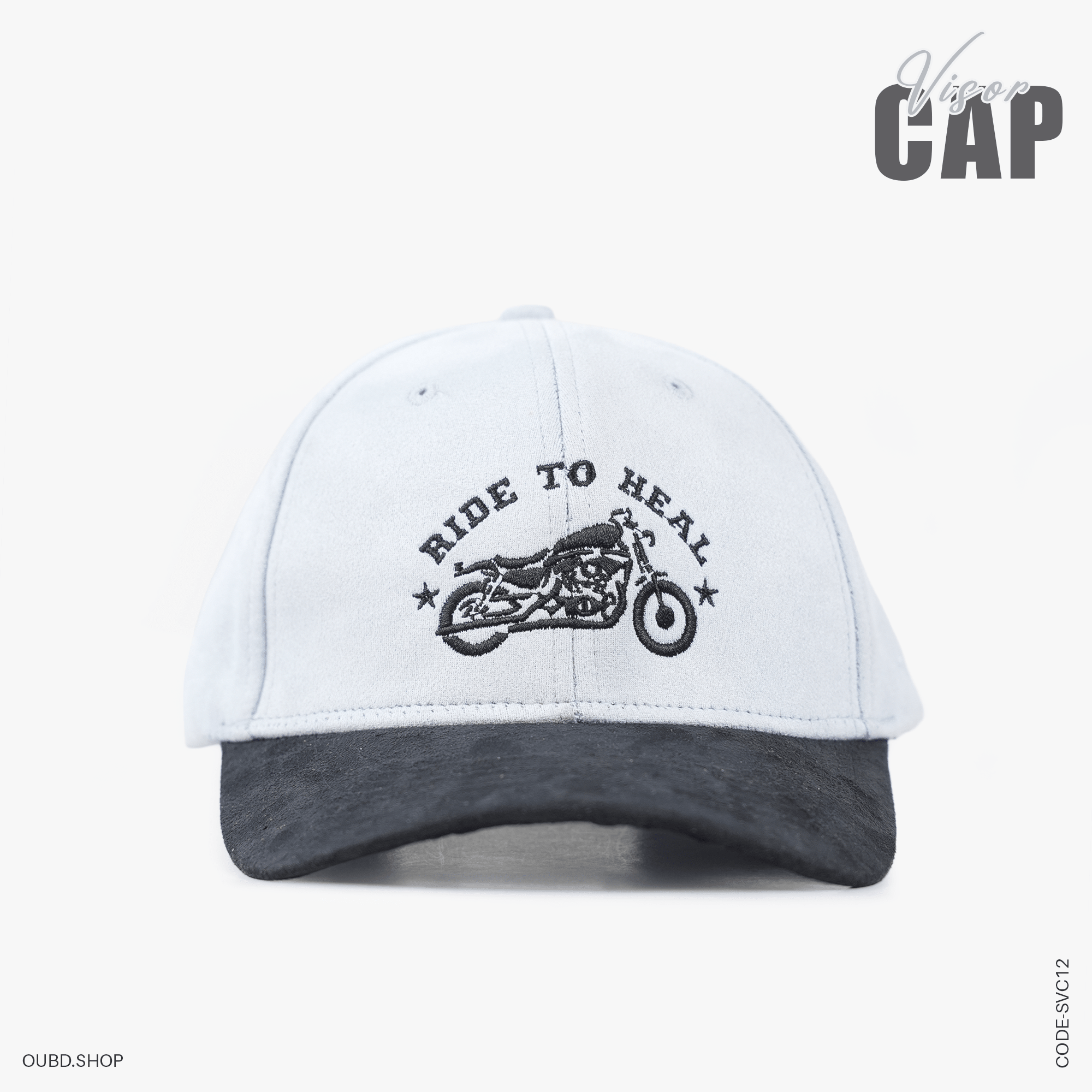 SPECIAL SUEDE VISOR CAP RIDE TO HEAL - OUBD