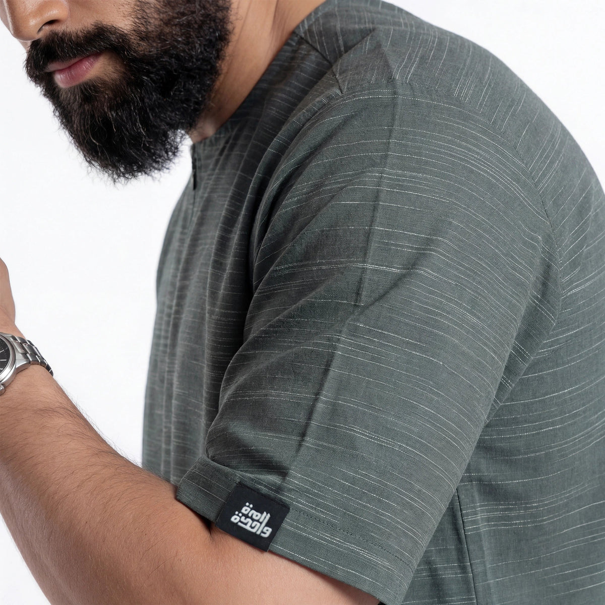 MENS PREMIUM HALF SLEEVE THOBE - OUBD