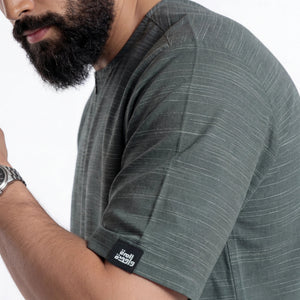 MENS PREMIUM HALF SLEEVE THOBE - OUBD