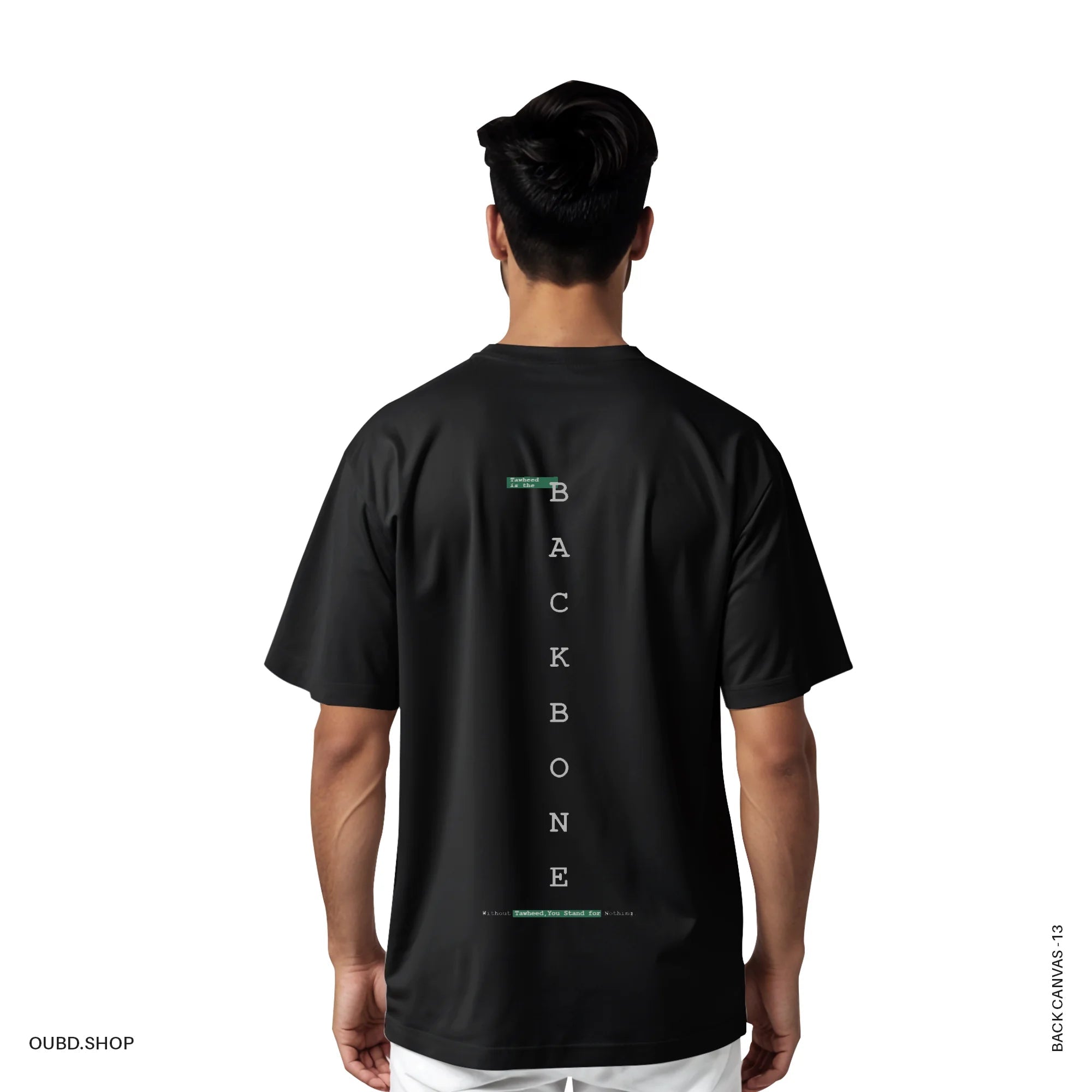 DROP SHOULDER BACK CANVAS - BACKBONE - OUBD