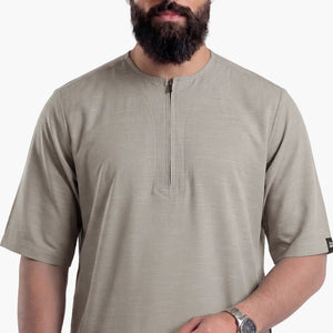 MENS PREMIUM HALF SLEEVE THOBE - OUBD